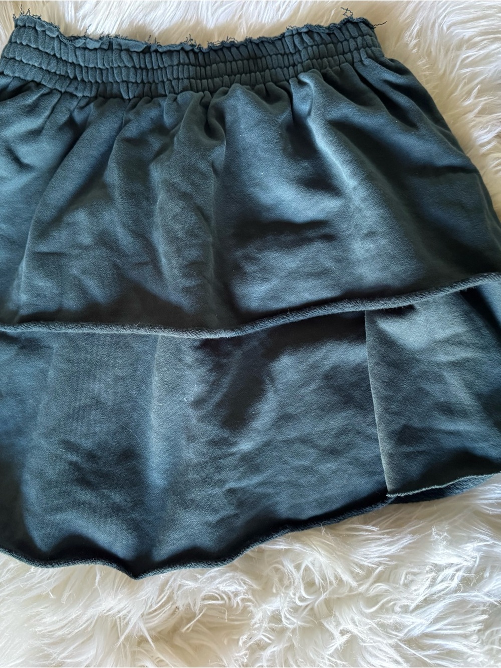 Hem & Thread Teal Green Elastic-Waist Circle Skirt